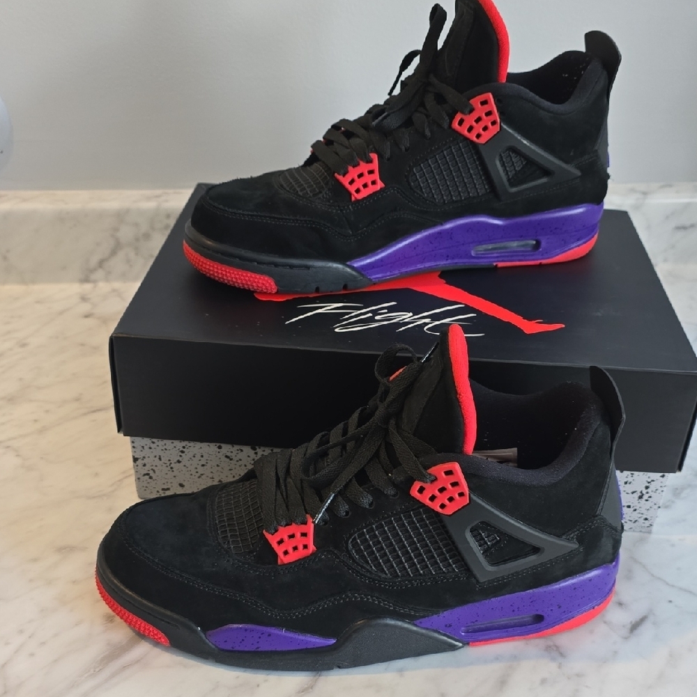 AirJordan 4 Retro NRG Black/Court Purple